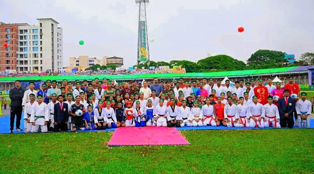 মাননীয় প্রধানমন্ত্রীর নতুন কুঁড়ি স্পোর্টস এর উদ্বোধনী অনুষ্ঠানে বিকেএসপি'র মনোমুগ্ধকর ডিসপ্লে দেখে উচ্ছ্বসিত প্রশংসা