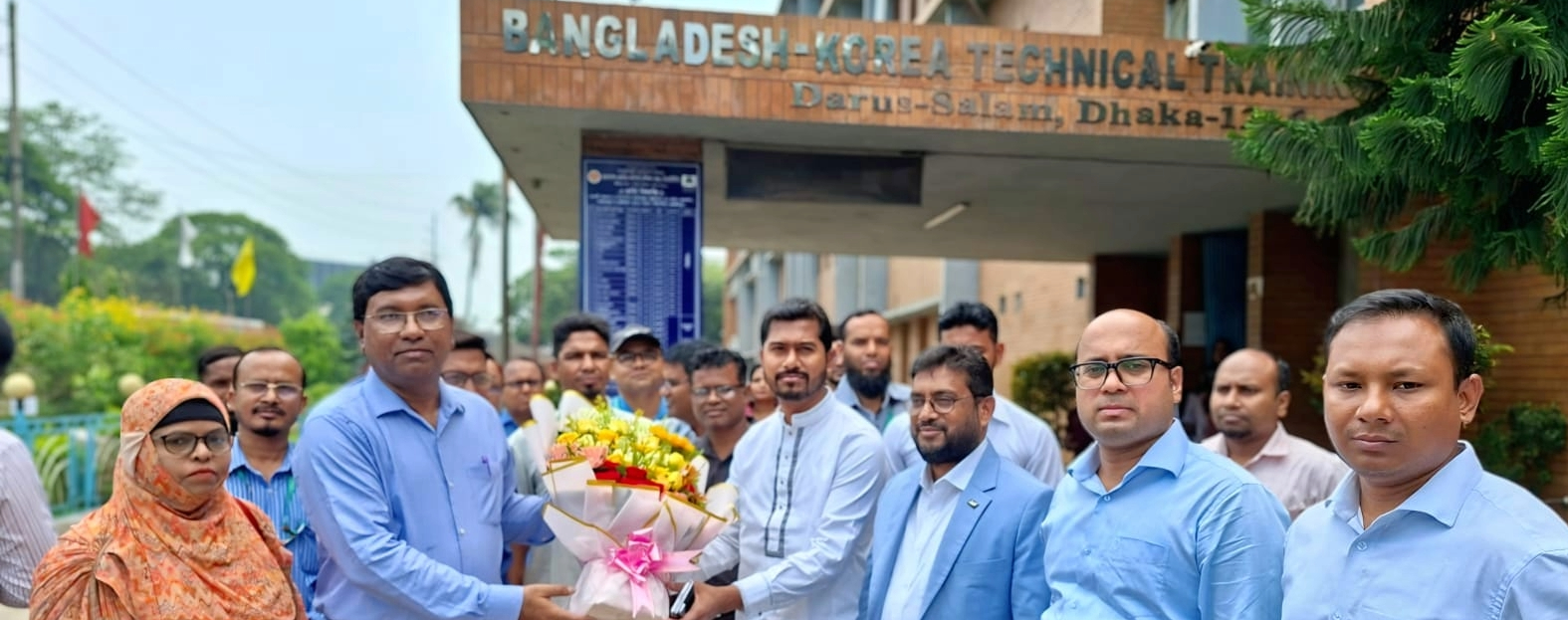 মাননীয় প্রতিমন্ত্রী জনাব মোঃ নুরুল হক, বাংলাদেশ-কোরিয়া টেকনিক্যাল ট্রেনিং সেন্টার (BKTTC),ঢাকা পরিদর্শনের চিত্র