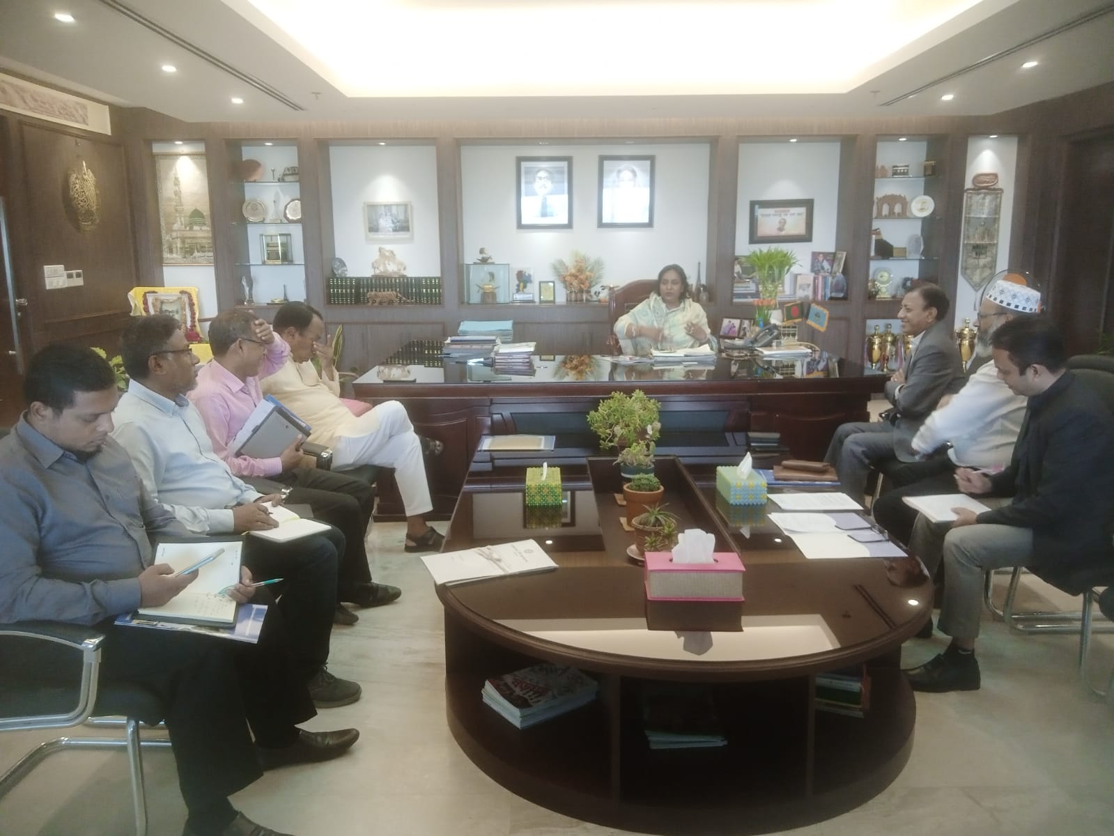 নারায়ণগঞ্জ সিটিকর্পোরেশনের সাথে সভা