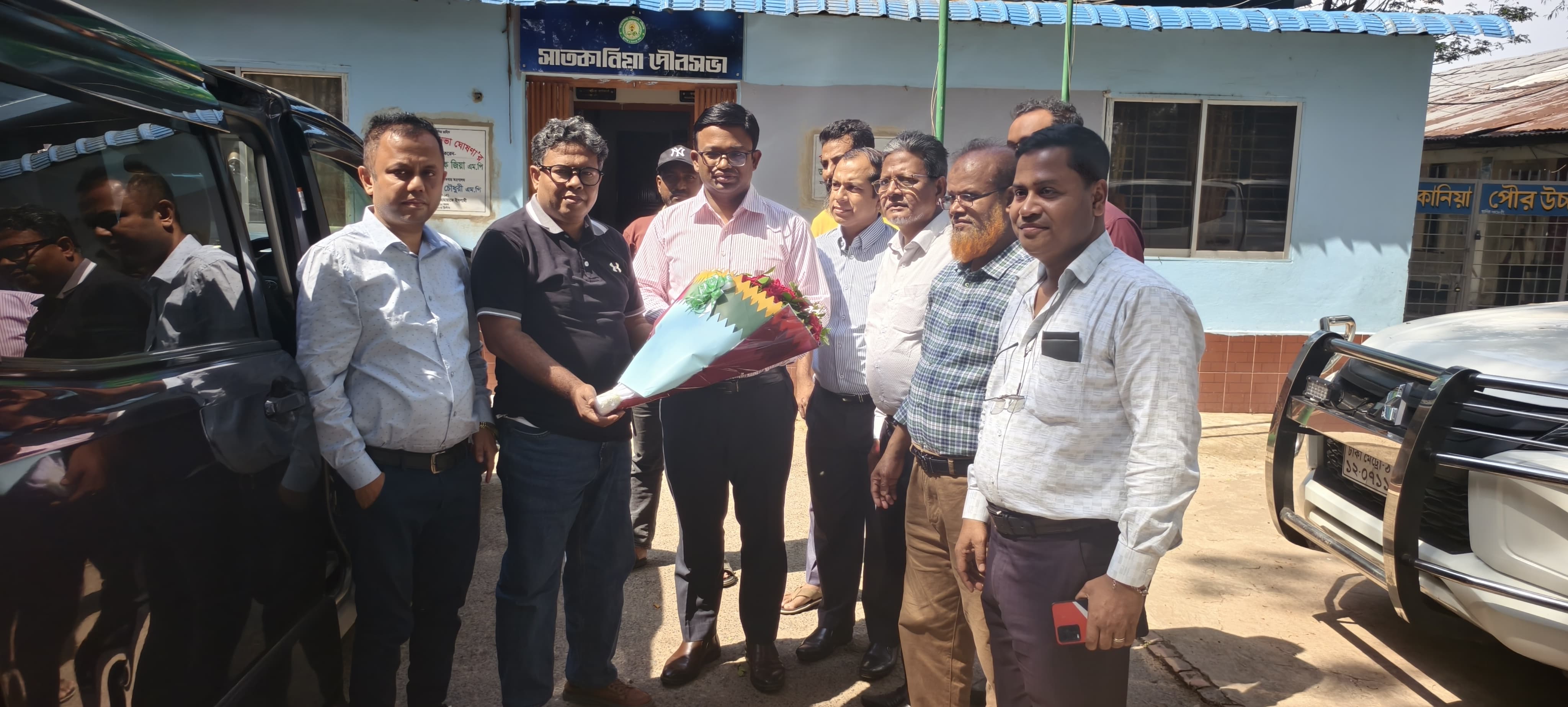 সাতকানিয়া পৌরসভার প্রশাসক মহোদয়ের সাথে বিএমডিএফ-এর ব্যবস্থাপনা পরিচালক