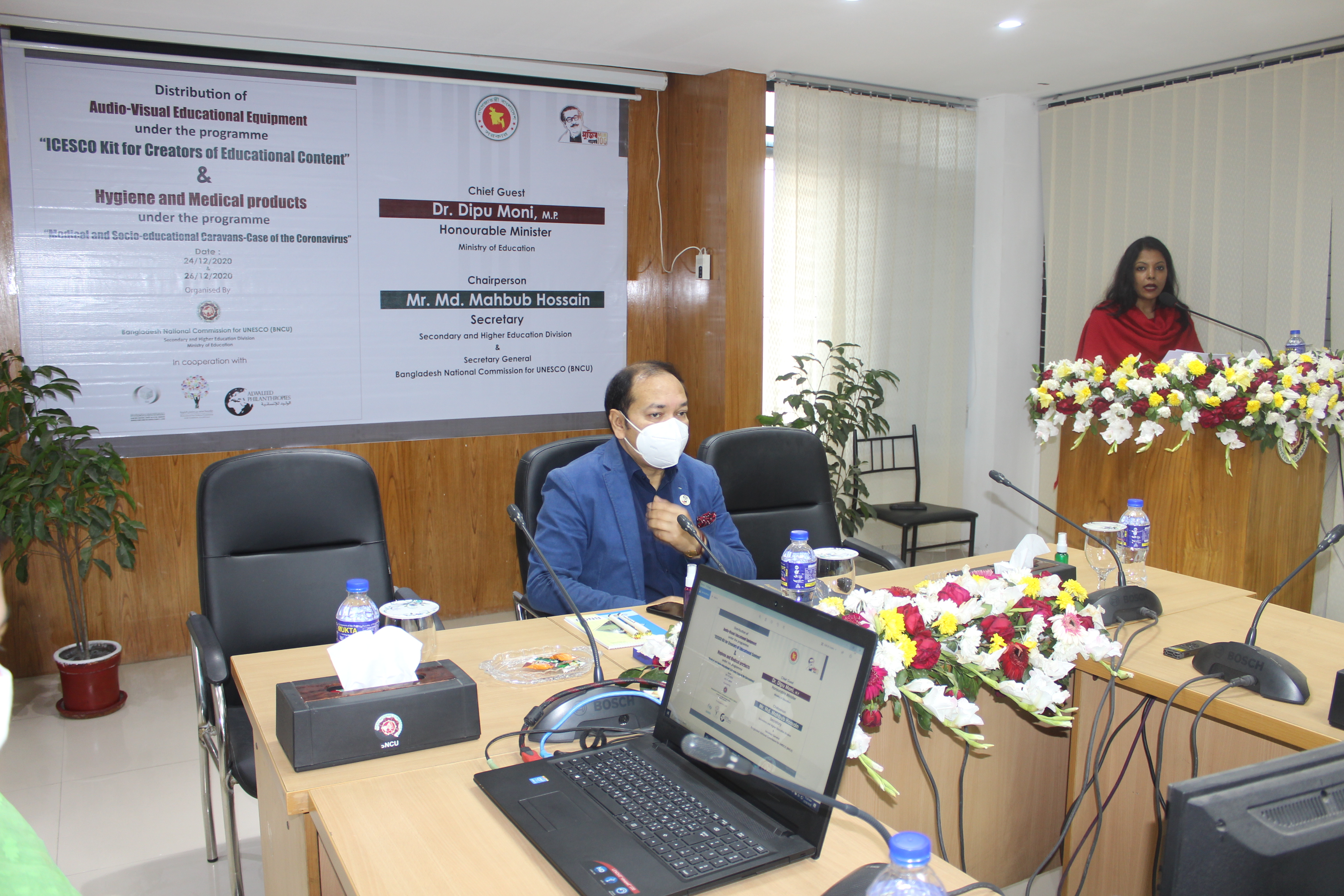 Product Distribution of “Medical and Socio-educational caravans-Case of the Corona virus" and“ICESCO Kit for Creators of Educational Content"