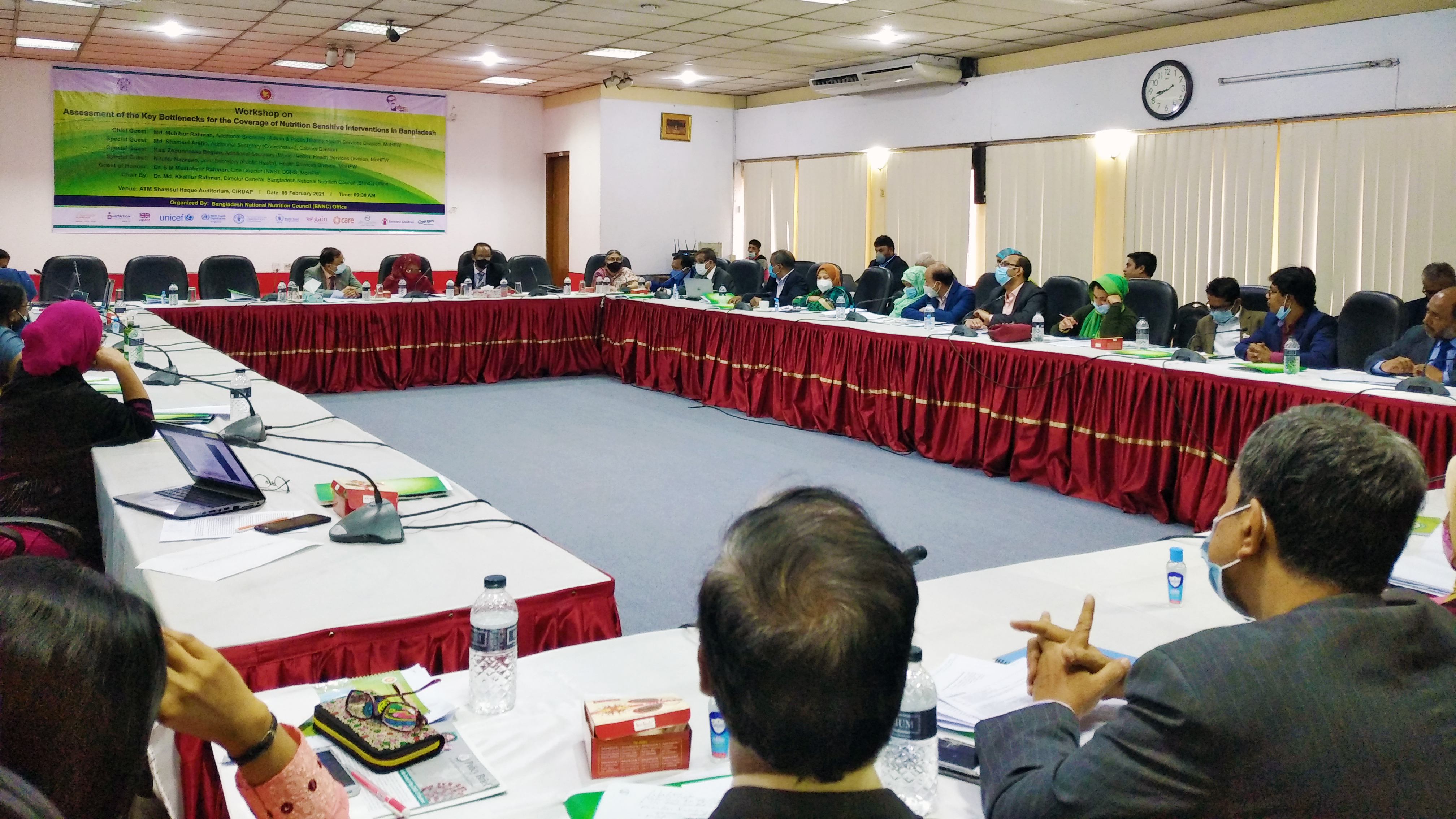 বাংলাদেশে পুষ্টি পরোক্ষ হস্তক্ষেপের মূল প্রতিবন্ধকগুলির মূল্যায়ন কর্মশালা