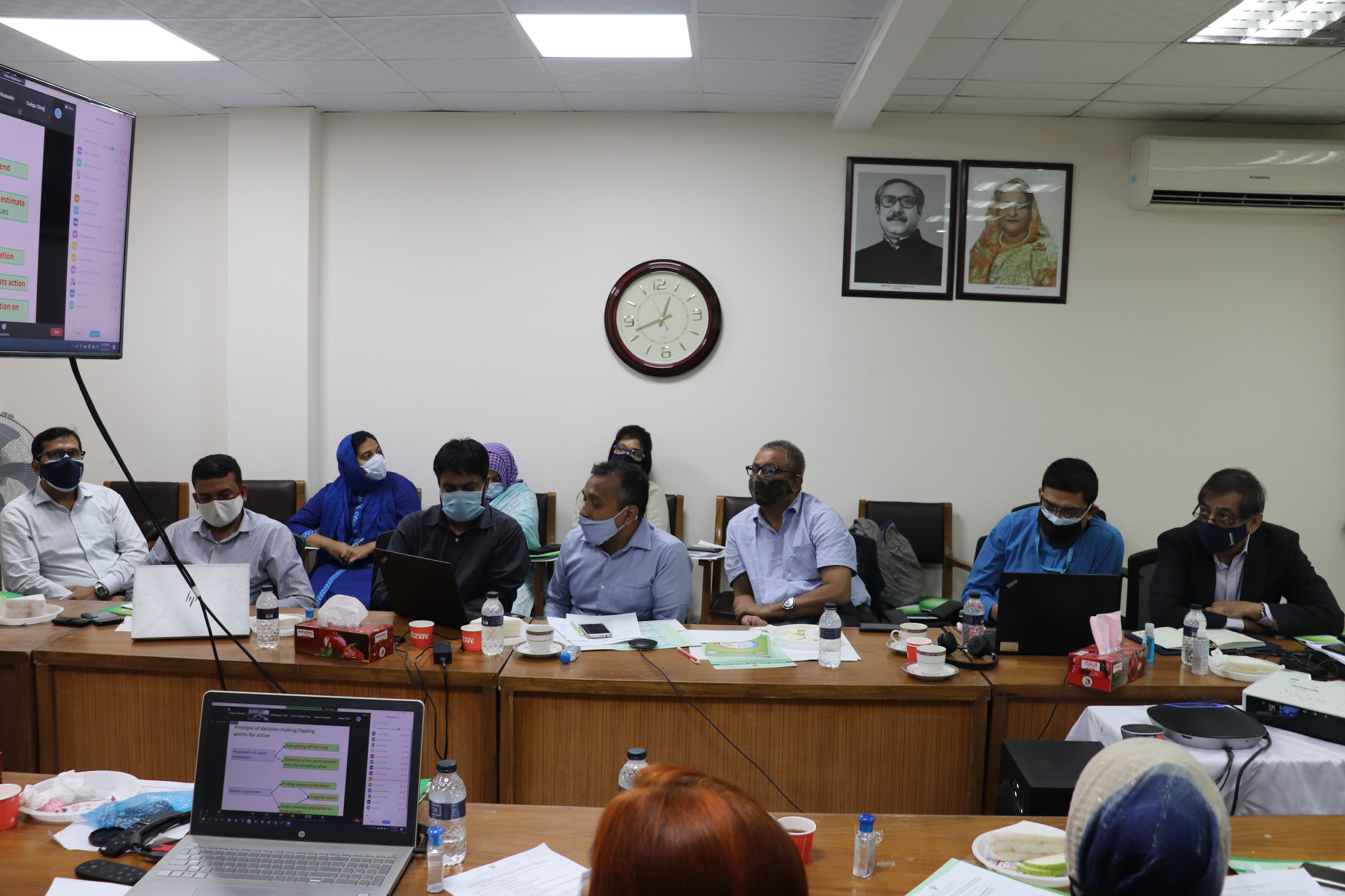 পরিবীক্ষণ ও মূল্যায়ন প্ল্যাটফর্মের ৯ম সভা ও পুষ্টি সার্ভিল্যান্স সম্পর্কিত কর্মশালা