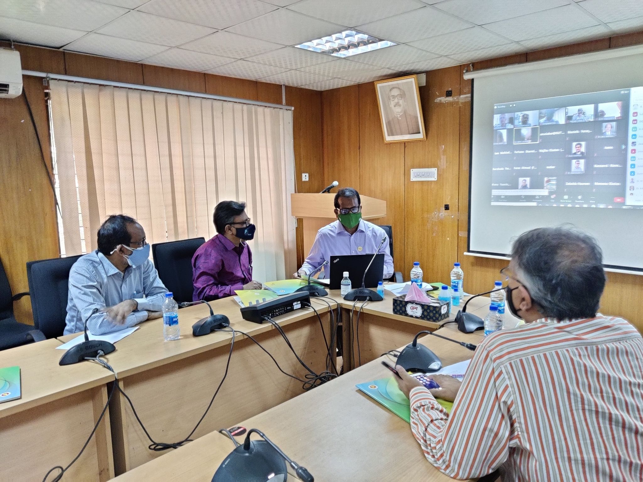 জাতীয় পুষ্টি সপ্তাহ ২২-২৯ এপ্রিল ২০২১ এর প্রস্তুতি সম্পর্কিত স্টিয়ারিং কমিটির সভা