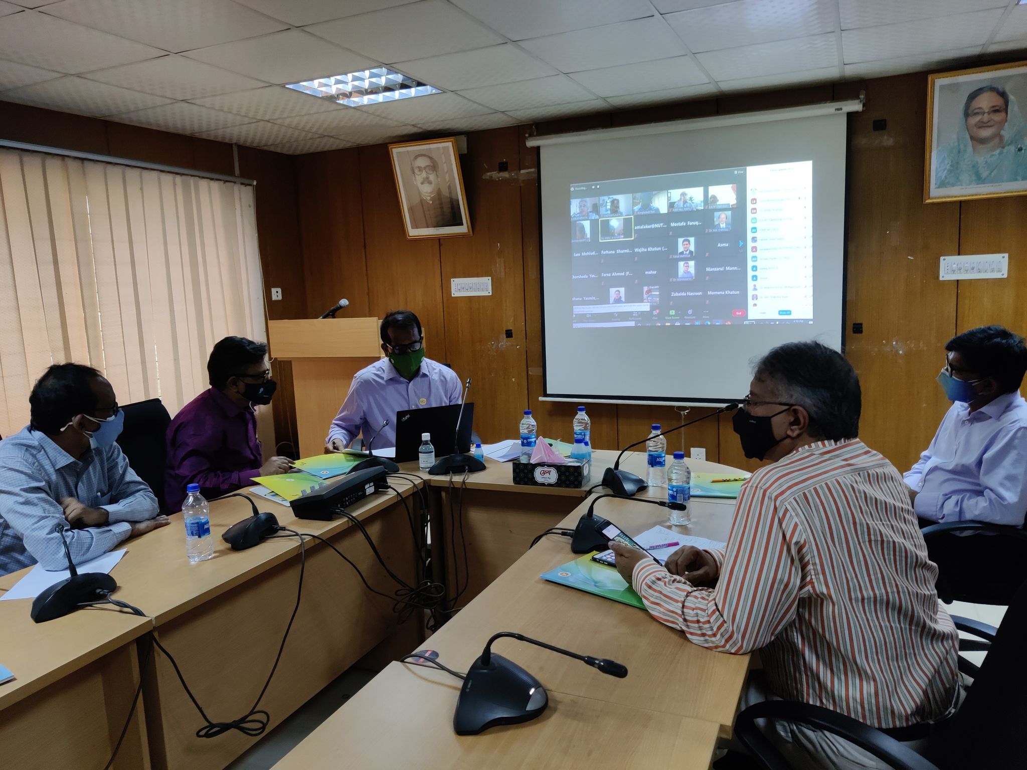 জাতীয় পুষ্টি সপ্তাহ ২২-২৯ এপ্রিল ২০২১ এর প্রস্তুতি সম্পর্কিত স্টিয়ারিং কমিটির সভা