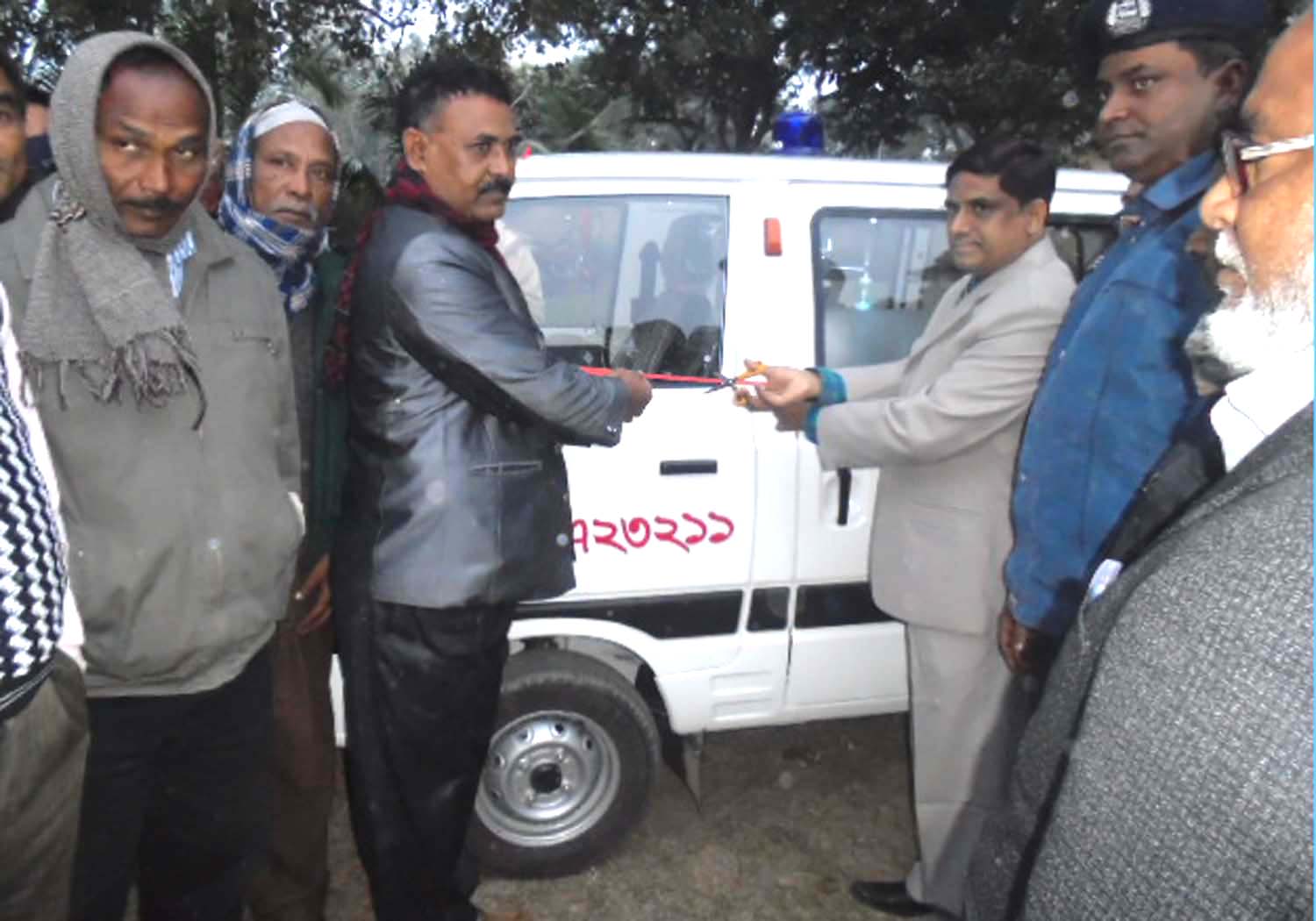 বড়বিল ইউনিয়নের এ্র্যাম্বুলেন্স সেবা উদ্বোধন