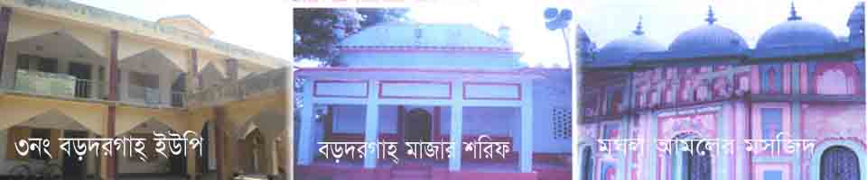 ৩নং বড়রগাহ্ ইউনিয়ন পরিষদ, বড়দরগাহ্ মাজার শরিফ ও মুঘল আমলের মসজিদের ইতিহাস