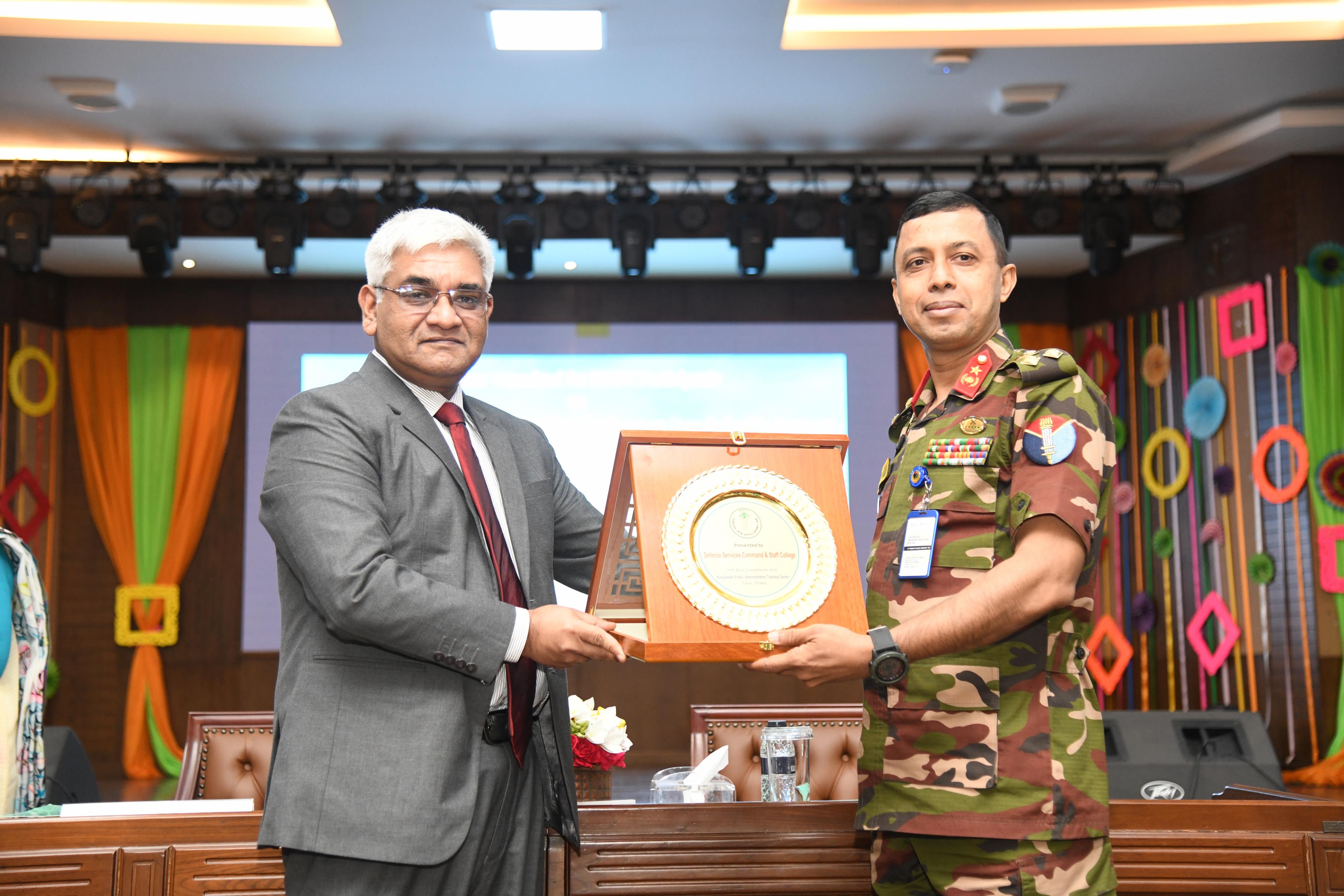 Sayeed Mahbub Khan, Rector, BPATC and Seminar with DSCSC officials