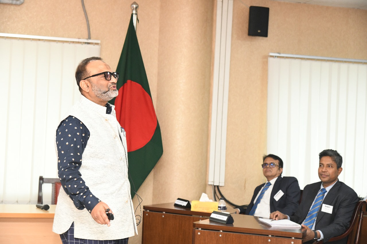 149th ACAD course is conducted by the Honorable Vice Chancellor of Dhaka University, Professor Dr. Niaz Ahmed Khan