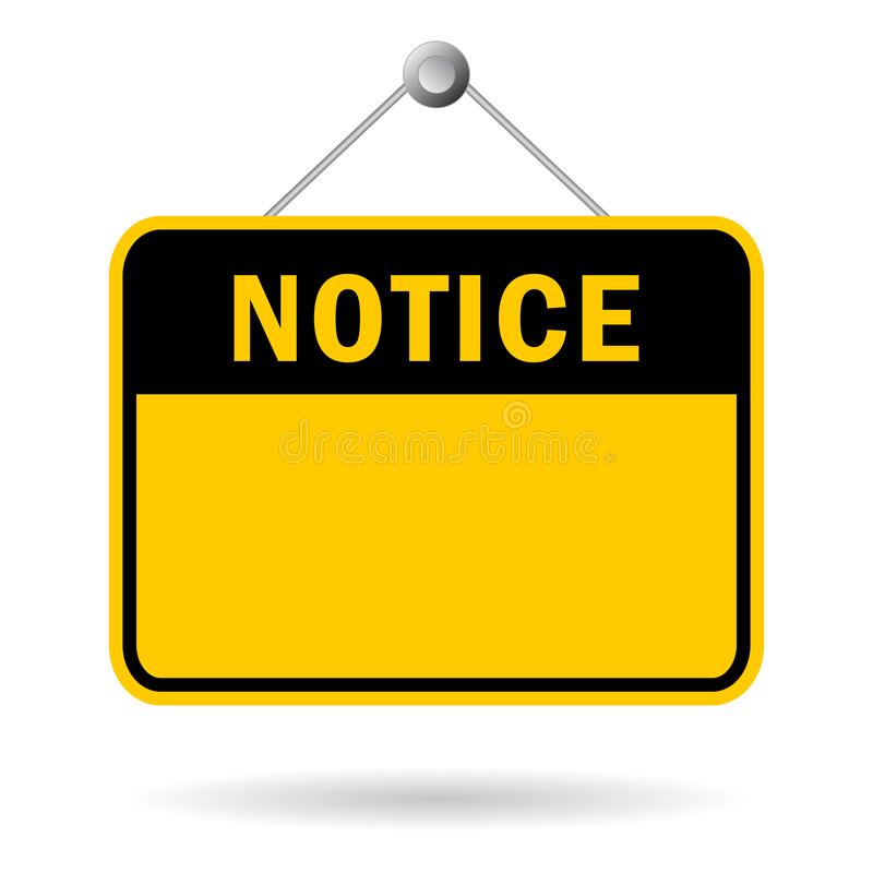 Notice