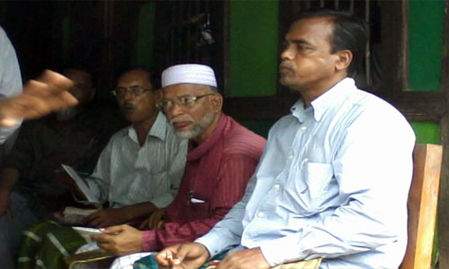 একটি বাড়ি একটি খামার প্রকল্পের উঠান বৈঠক কার্যক্রম