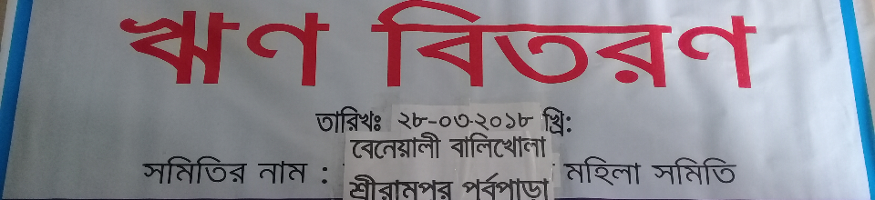 ঋণ বিতরণ কার্যক্রম