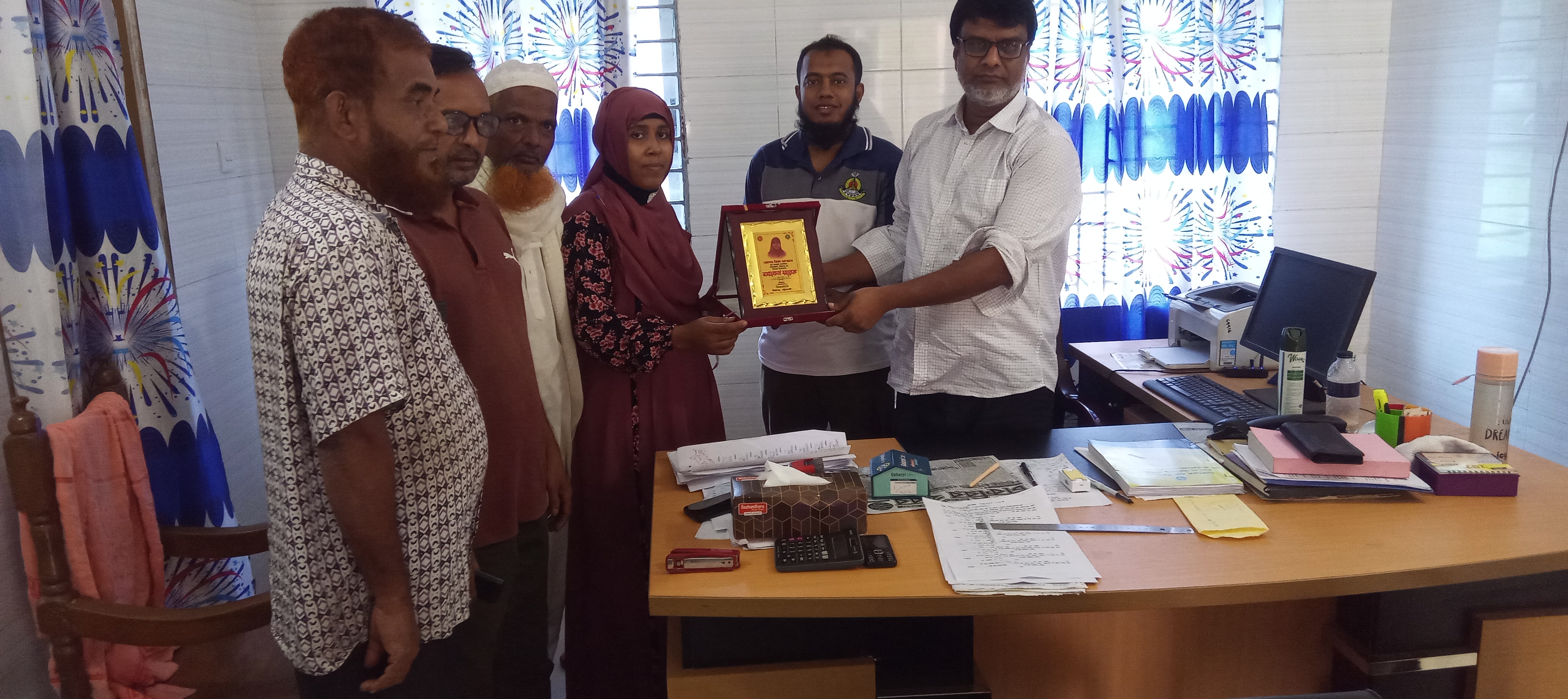 মাঠ সহকারীর বিদায় অনুস্থান