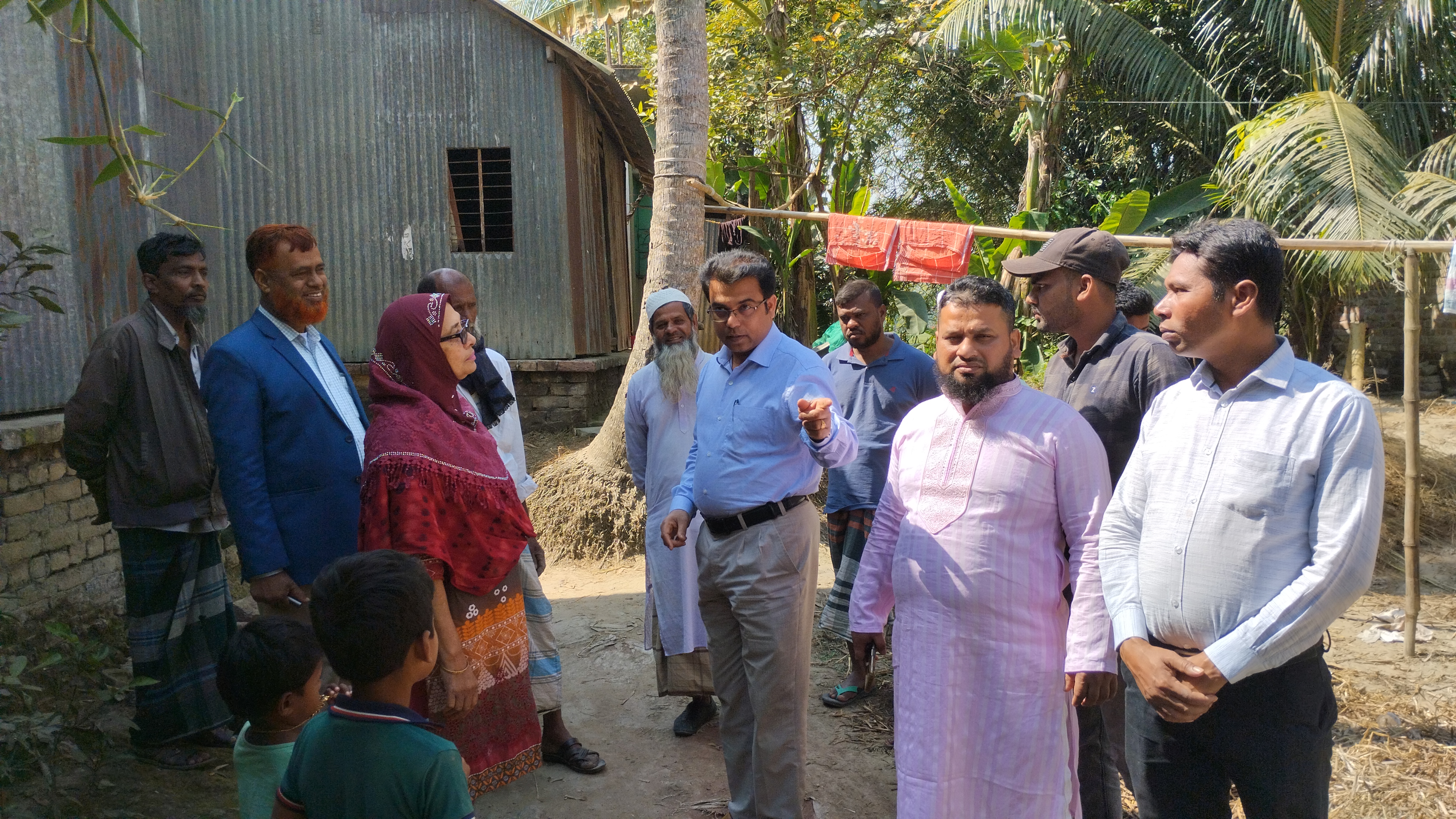 অফিস প্রধান কর্তৃক প্রকল্প পরিদর্শন