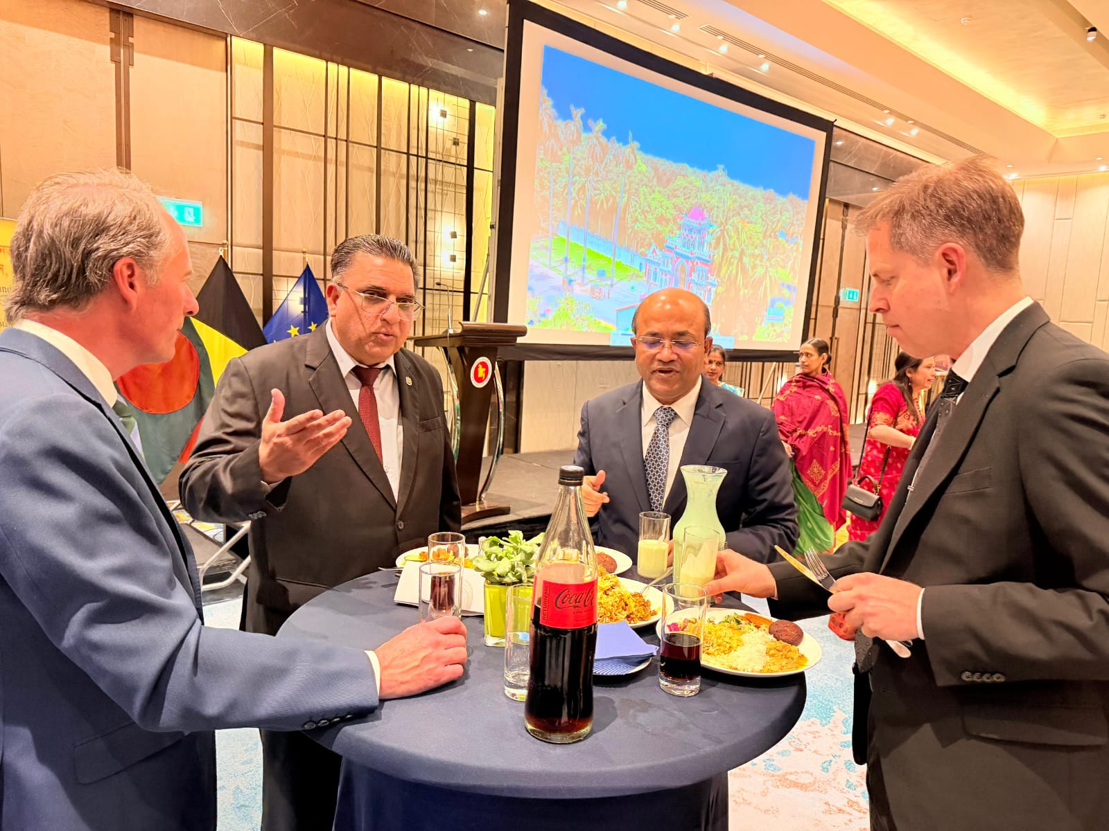 The Embassy of Bangladesh in Brussels celebrated the 55th anniversary of the Independence and National Day
