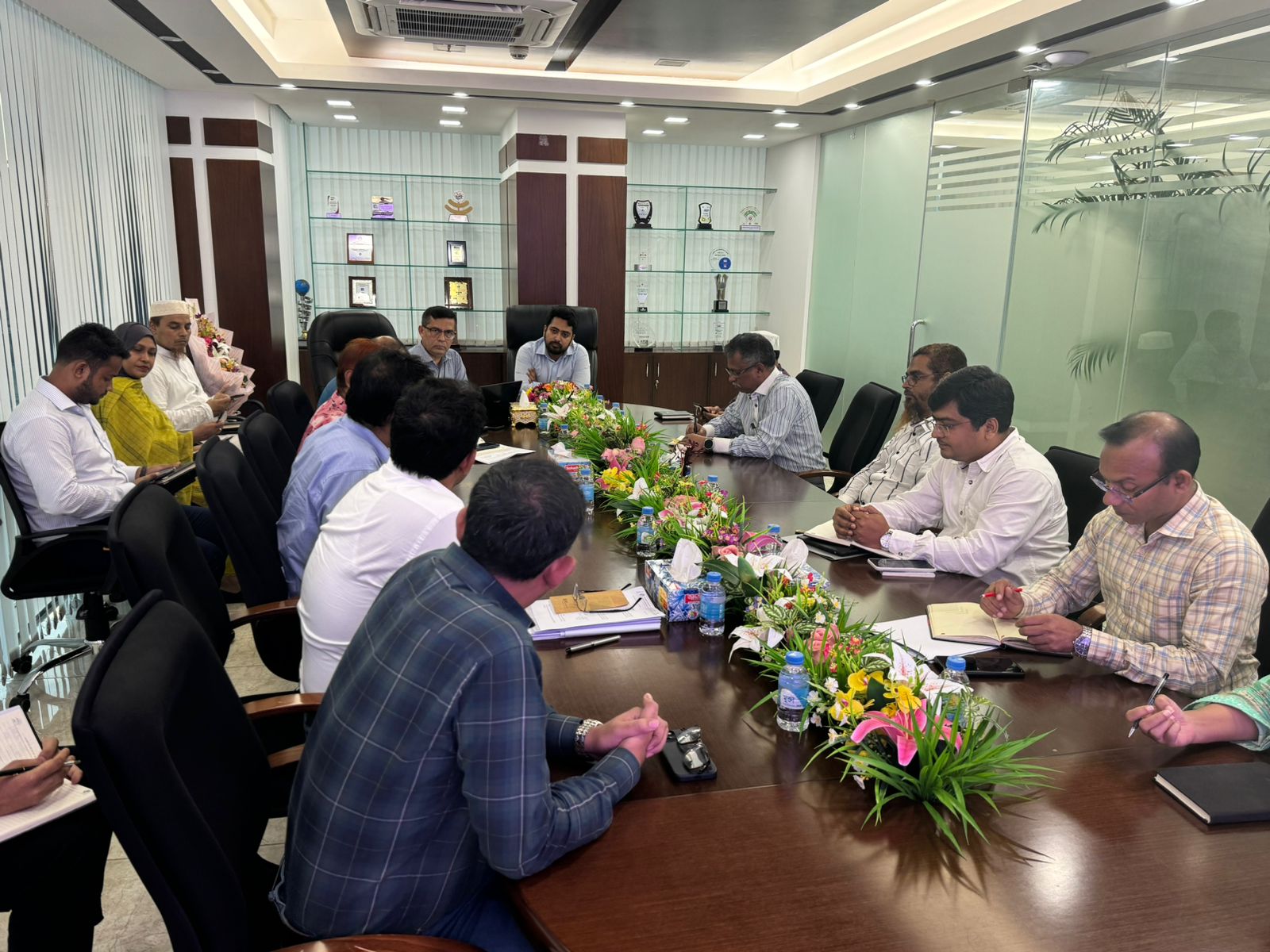 ডাক, টেলিযোগাযোগ ও তথ্য প্রযুক্তি মন্ত্রণালয়ের মাননীয় উপদেষ্টা জনাব মোঃ নাহিদ ইসলাম এর সাথে বিএসসিপিএলসি এর কর্মকর্তাদের মধ্যে ৫ সেপ্টেম্বর ২০২৪ তারিখে বিএসসিপিএলসি-এর প্রধান কার্যালয়ের সভাকক্ষে অনুষ্ঠিত মতবিনিময় সভার কিছু স্থিরচিত্র।