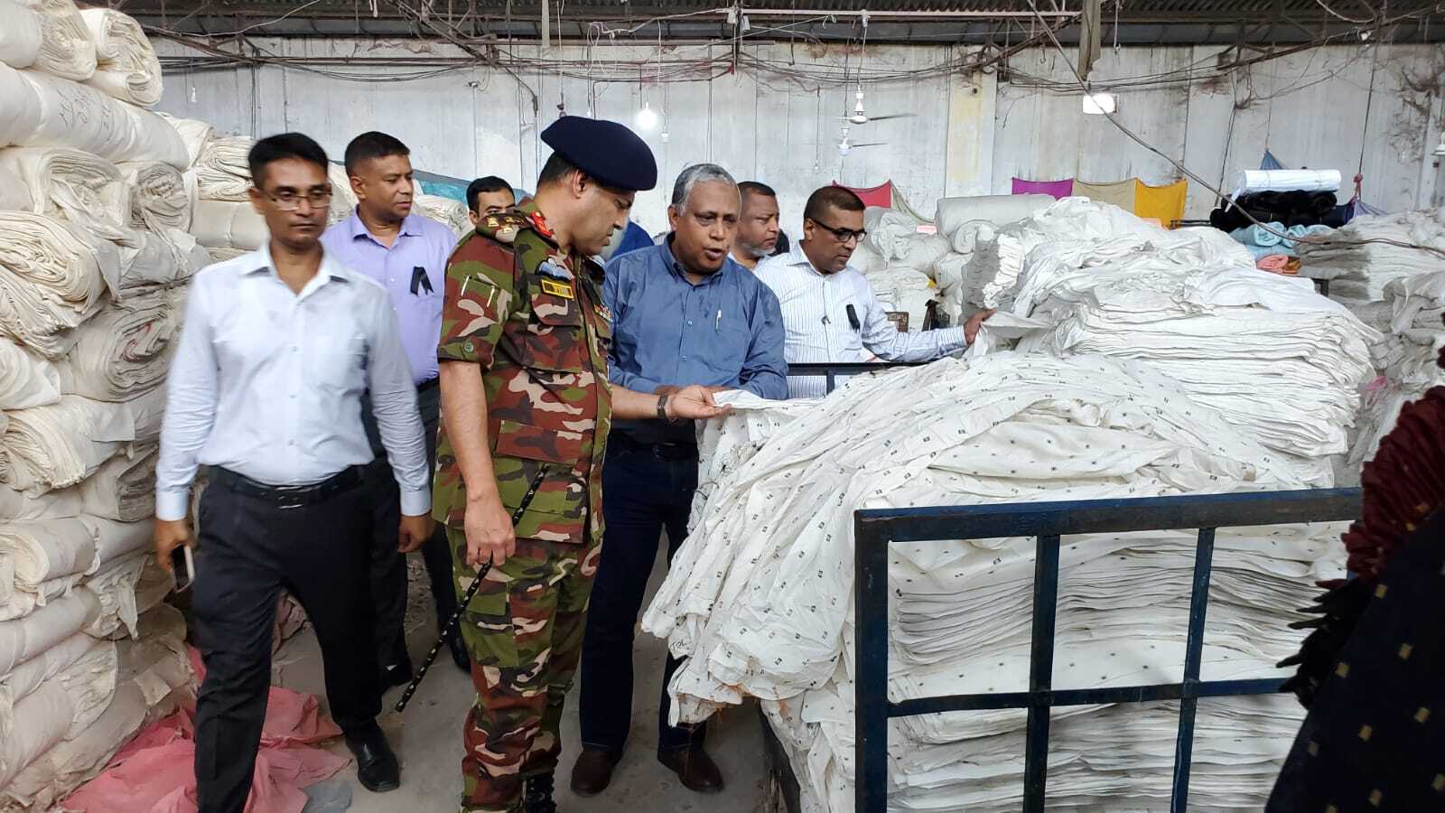 পিপিপি প্রকল্পের অগ্রগতি তরান্বিত করার লক্ষে বিটিএমসি’র চেয়ারম্যান ব্রিগেডিয়ার জেনারেল জিয়াউল হক ২০/৮/২০২৩খ্রিঃ তারিখে ডেমরাস্থ আহমেদ বাওয়ানি টেক্সটাইল মিল সারেজমিনে পরিদর্শন।