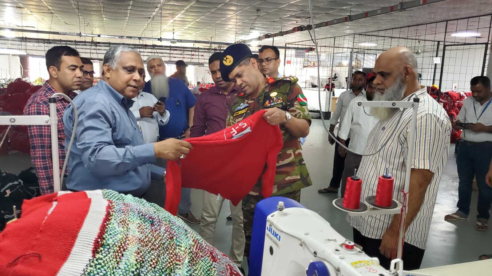 পিপিপি প্রকল্পের অগ্রগতি তরান্বিত করার লক্ষে বিটিএমসি’র চেয়ারম্যান ব্রিগেডিয়ার জেনারেল জিয়াউল হক ২০/৮/২০২৩খ্রিঃ তারিখে ডেমরাস্থ আহমেদ বাওয়ানি টেক্সটাইল মিল সারেজমিনে পরিদর্শন।