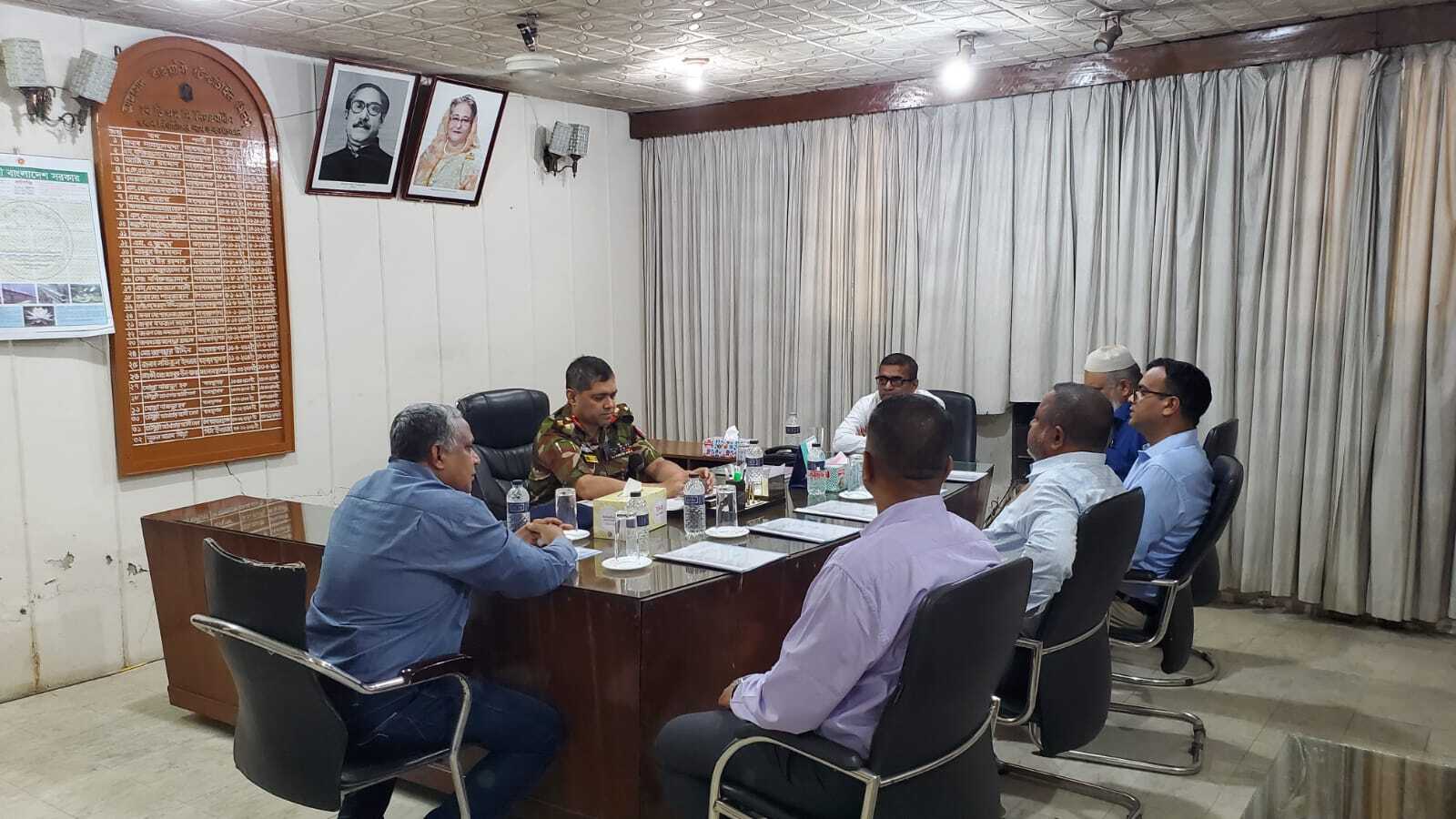 পিপিপি প্রকল্পের অগ্রগতি তরান্বিত করার লক্ষে বিটিএমসি’র চেয়ারম্যান ব্রিগেডিয়ার জেনারেল জিয়াউল হক ২০/৮/২০২৩খ্রিঃ তারিখে ডেমরাস্থ আহমেদ বাওয়ানি টেক্সটাইল মিল সারেজমিনে পরিদর্শন।