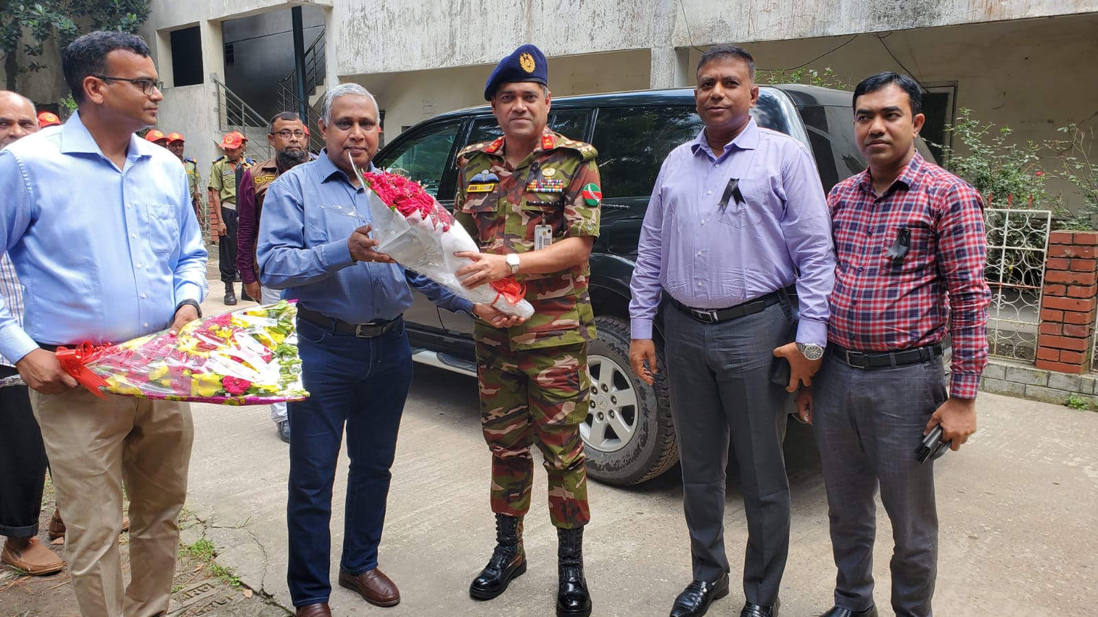 পিপিপি প্রকল্পের অগ্রগতি তরান্বিত করার লক্ষে বিটিএমসি’র চেয়ারম্যান ব্রিগেডিয়ার জেনারেল জিয়াউল হক ২০/৮/২০২৩খ্রিঃ তারিখে ডেমরাস্থ আহমেদ বাওয়ানি টেক্সটাইল মিল সারেজমিনে পরিদর্শন।