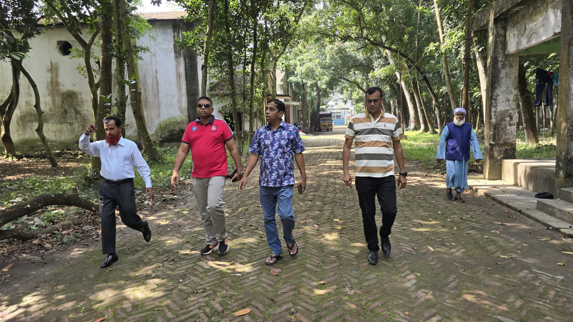 মাগুরা টেক্সটাইল মিলস পরিদর্শন।