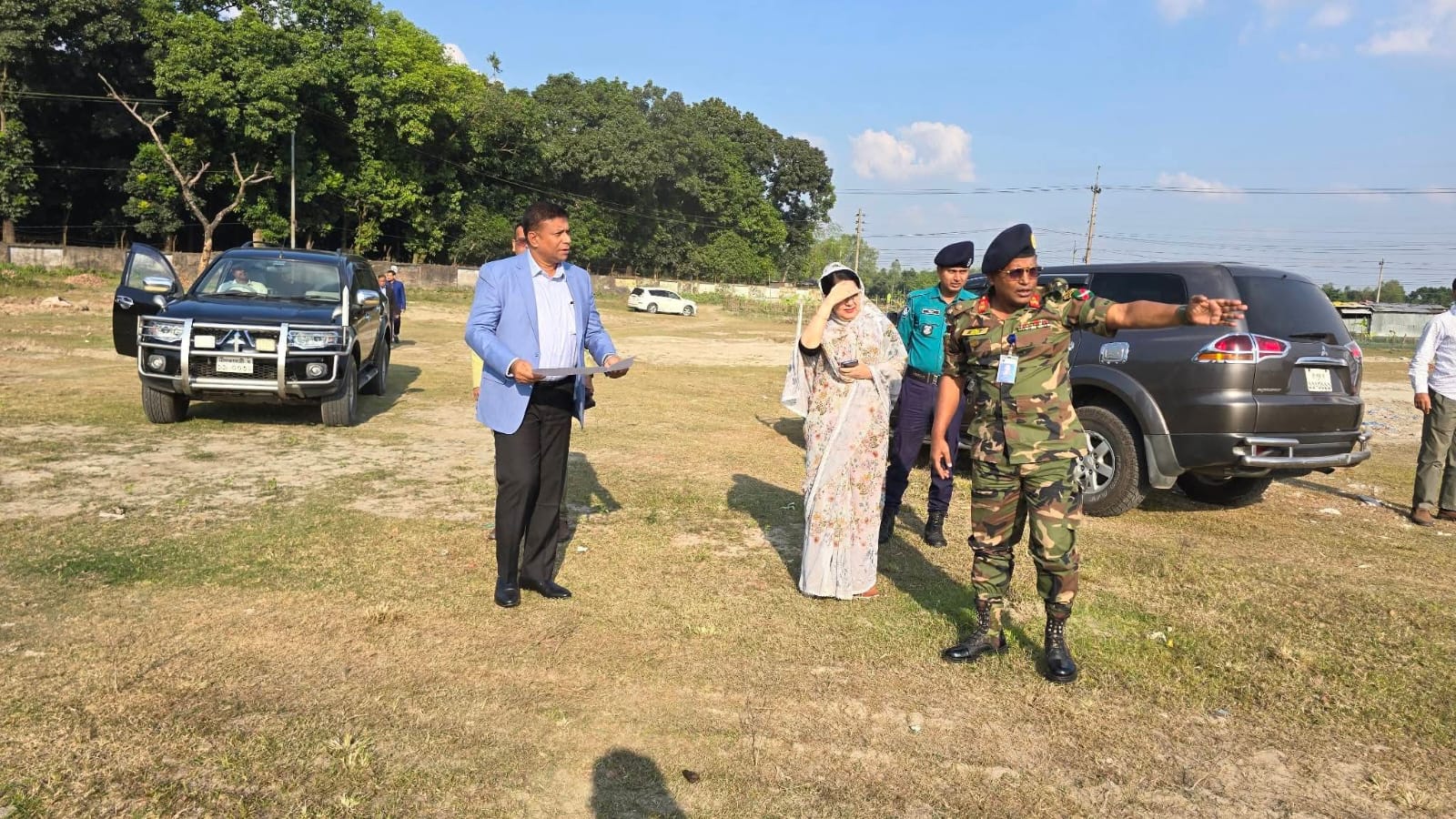 সচিব, বস্ত্র ও পাট মন্ত্রণালয় মহোদয়ের দারোয়ানী টেক্সটাইল মিলস, নীলফামারী পরিদর্শন।