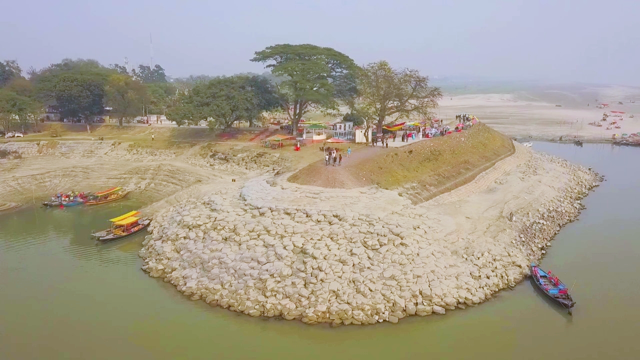 রাজশাহী পানি বিভাগ এর আওতায় সমাপ্তকৃত কাজের স্থিরচিত্র।