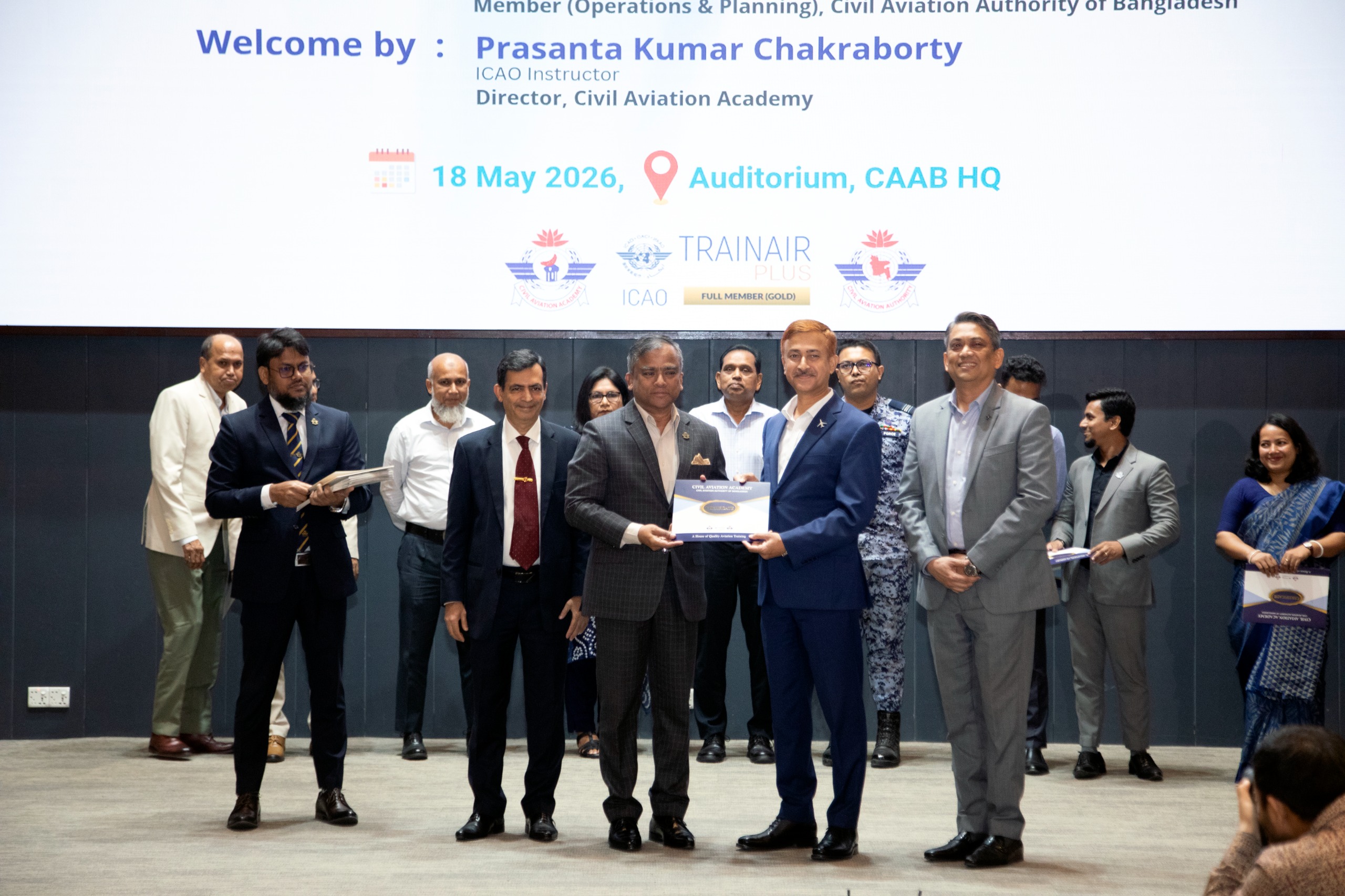 বেবিচকে ICAO পরিচালিত Training Instructors Course এর সনদ বিতরণ অনুষ্ঠিত।