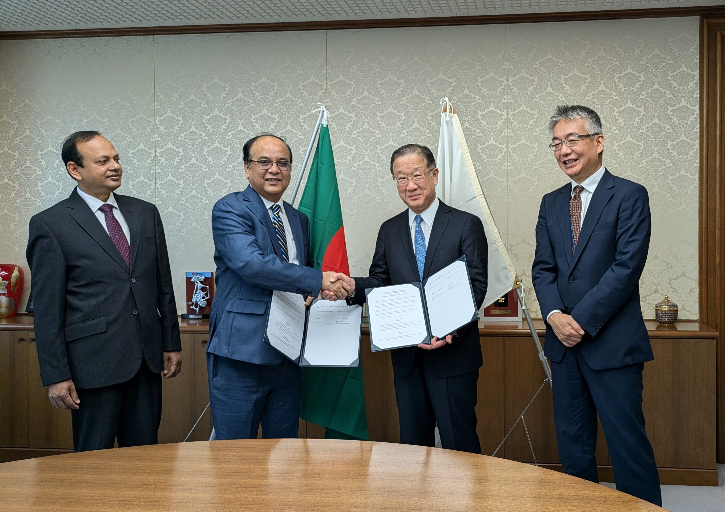 বাংলাদেশ প্রতিযোগিতা কমিশন ও জাপান ফেয়ার ট্রেড কমিশনের মধ্যে MOC (Memorandum of Cooperation) স্বাক্ষরিত । (Photo Courtesy- https://www.jftc.go.jp/en/)