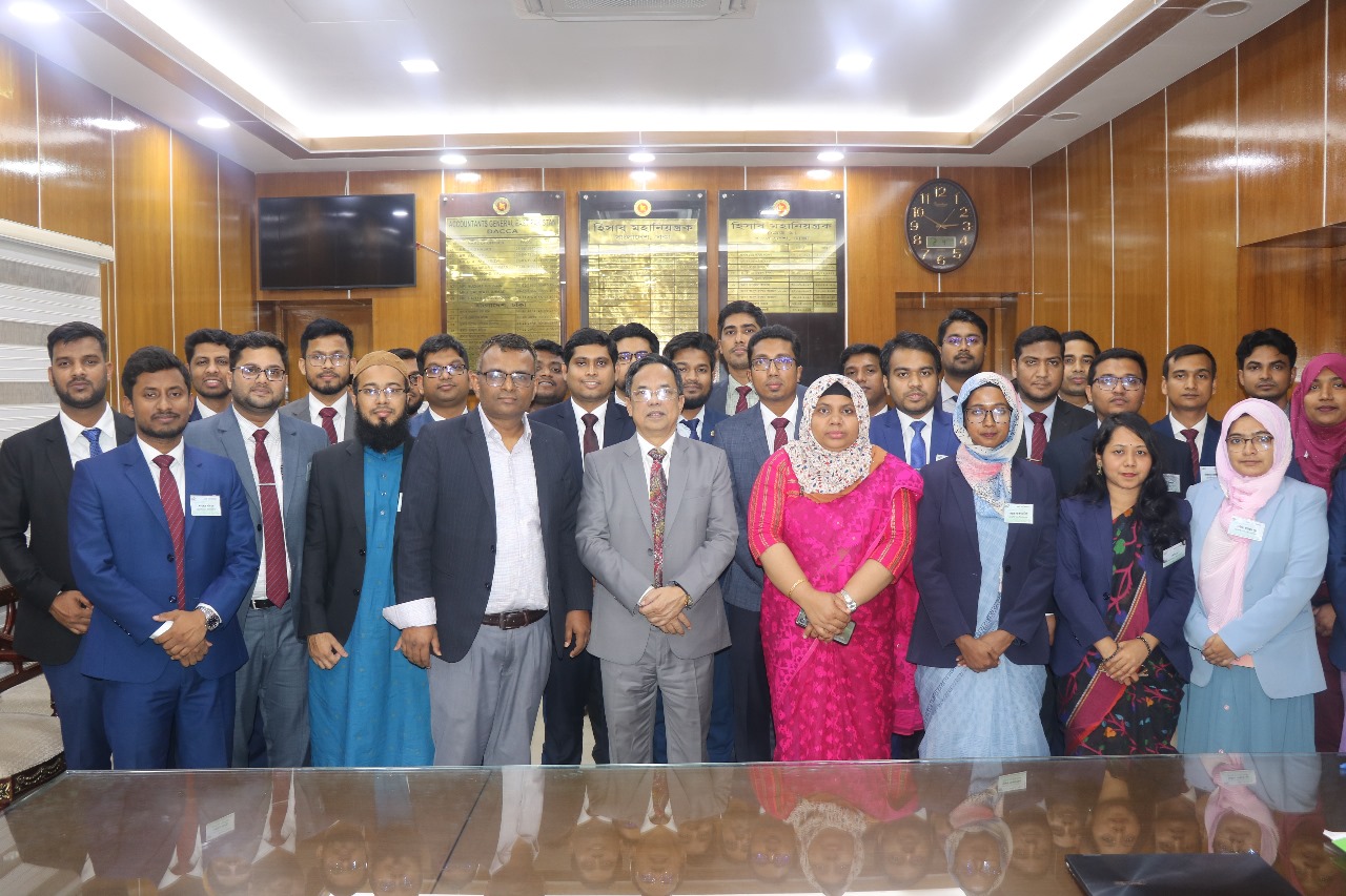 সিজিএ কার্যালয়ে ৪৩তম ব্যাচের কর্মকর্তাগণের অভ্যর্থনা।