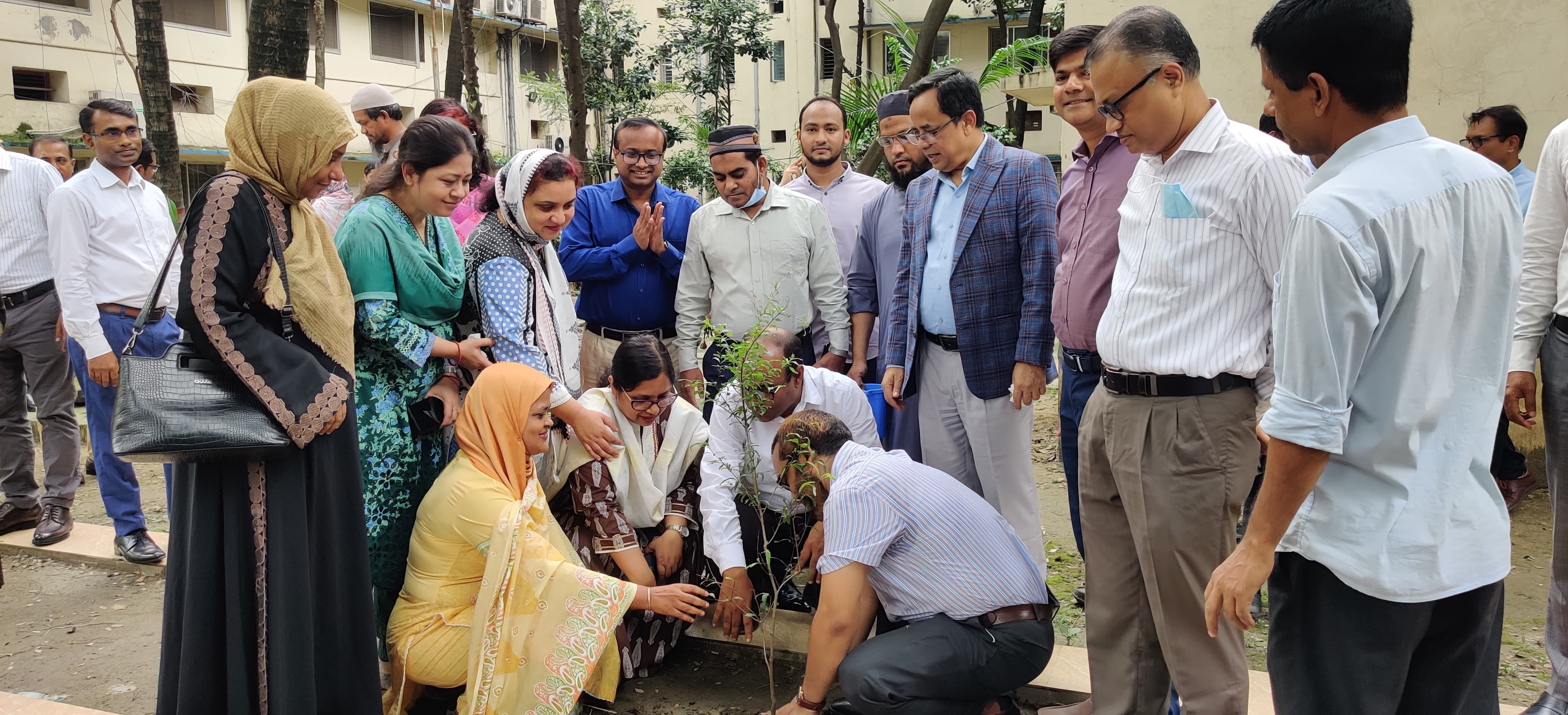 পরিবেশ সচেতনতার অংশ হিসেবে হিসাব মহানিয়ন্ত্রক এর কার্যালয়ে বৃক্ষরোপণ ২০২৫ কার্যক্রম।