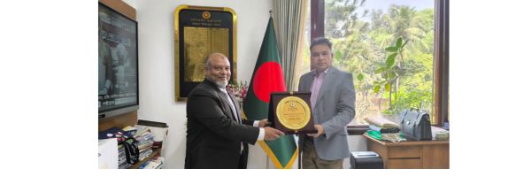 প্রতিরক্ষা মন্ত্রণালয়ের সচিব মহোদয়ের সাথে সিজিডিএফ মহোদয়ের সৌজন্য সাক্ষাৎ।