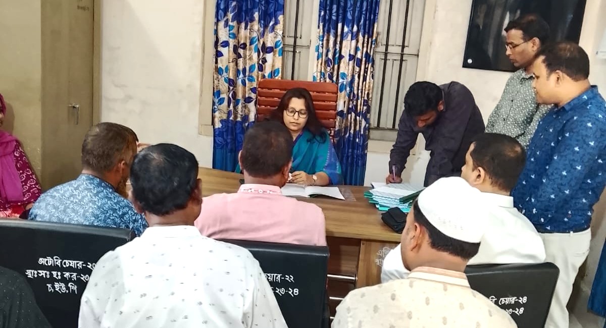বিভাগীয় উপসচিব স্যারের পরিদর্শনের স্থির চিত্র।