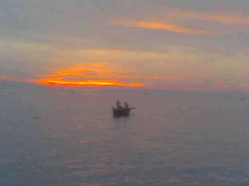 সূর্যাস্ত।