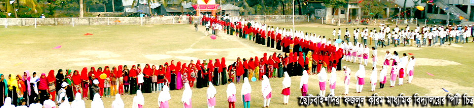 ছোটবাইশদিয়া ফজলুল করিম মাধ্যমিক বিদ্যালয়ের পিটি চিত্র