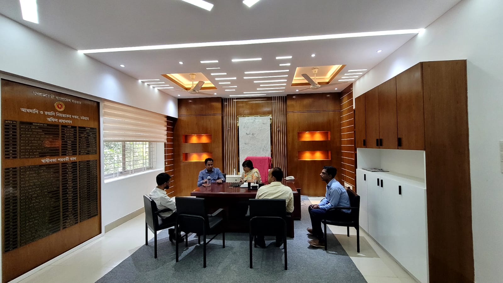 প্রধান নিয়ন্ত্রক মহোদয়ের পরিদর্শনকালীন ছবি