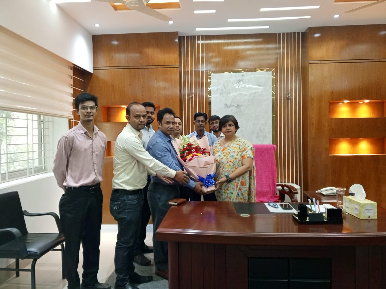 প্রধান নিয়ন্ত্রক মহোদয়ের পরিদর্শনকালীন ছবি