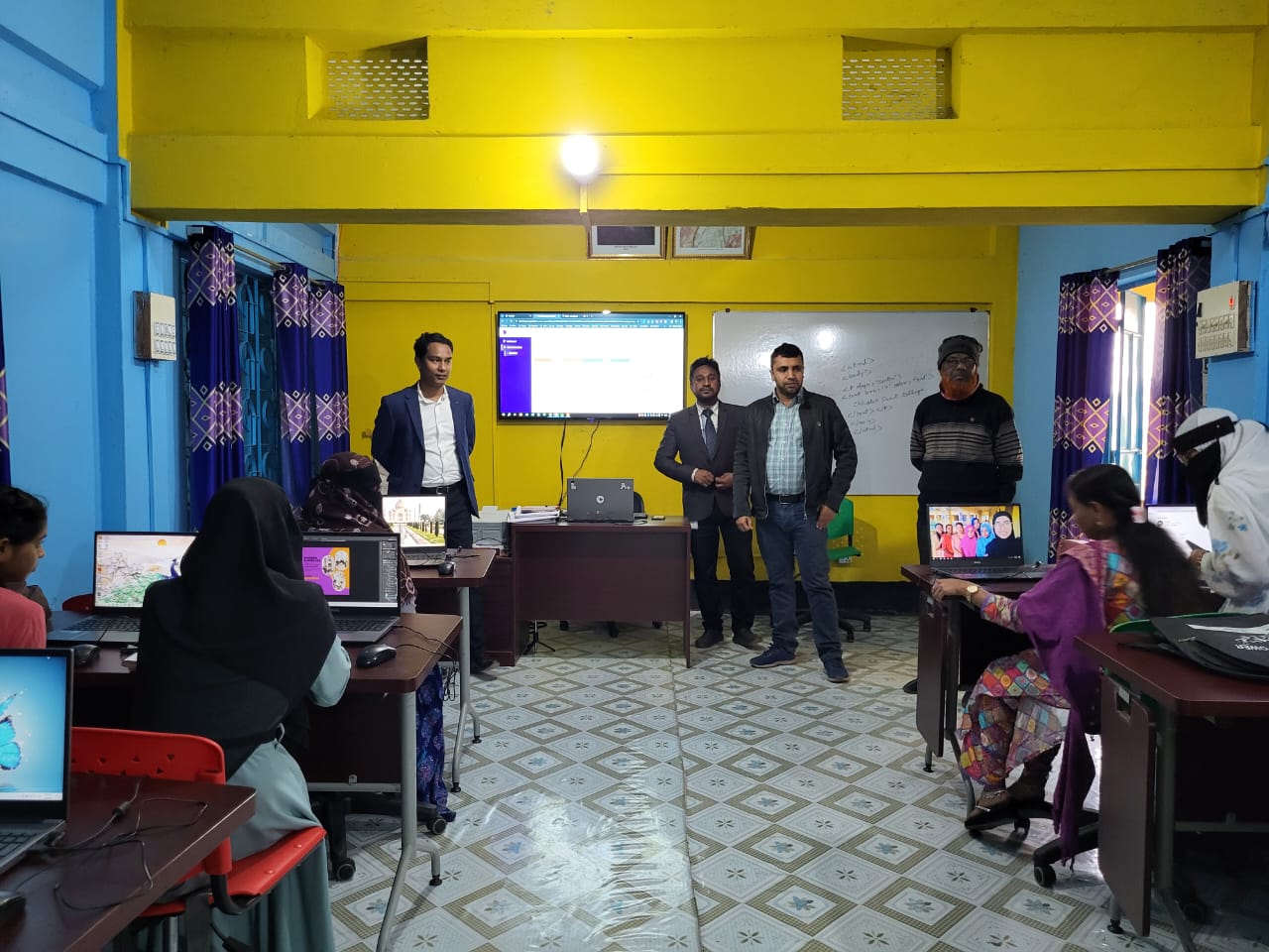 হার পাওয়ার প্রকল্পের আওয়াতাধীন প্রশিক্ষণ পরিদর্শন