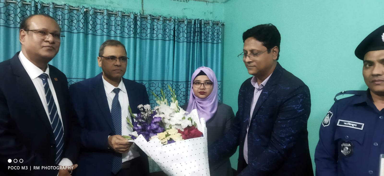 সচিব মহোদয়ের শুভাগমন