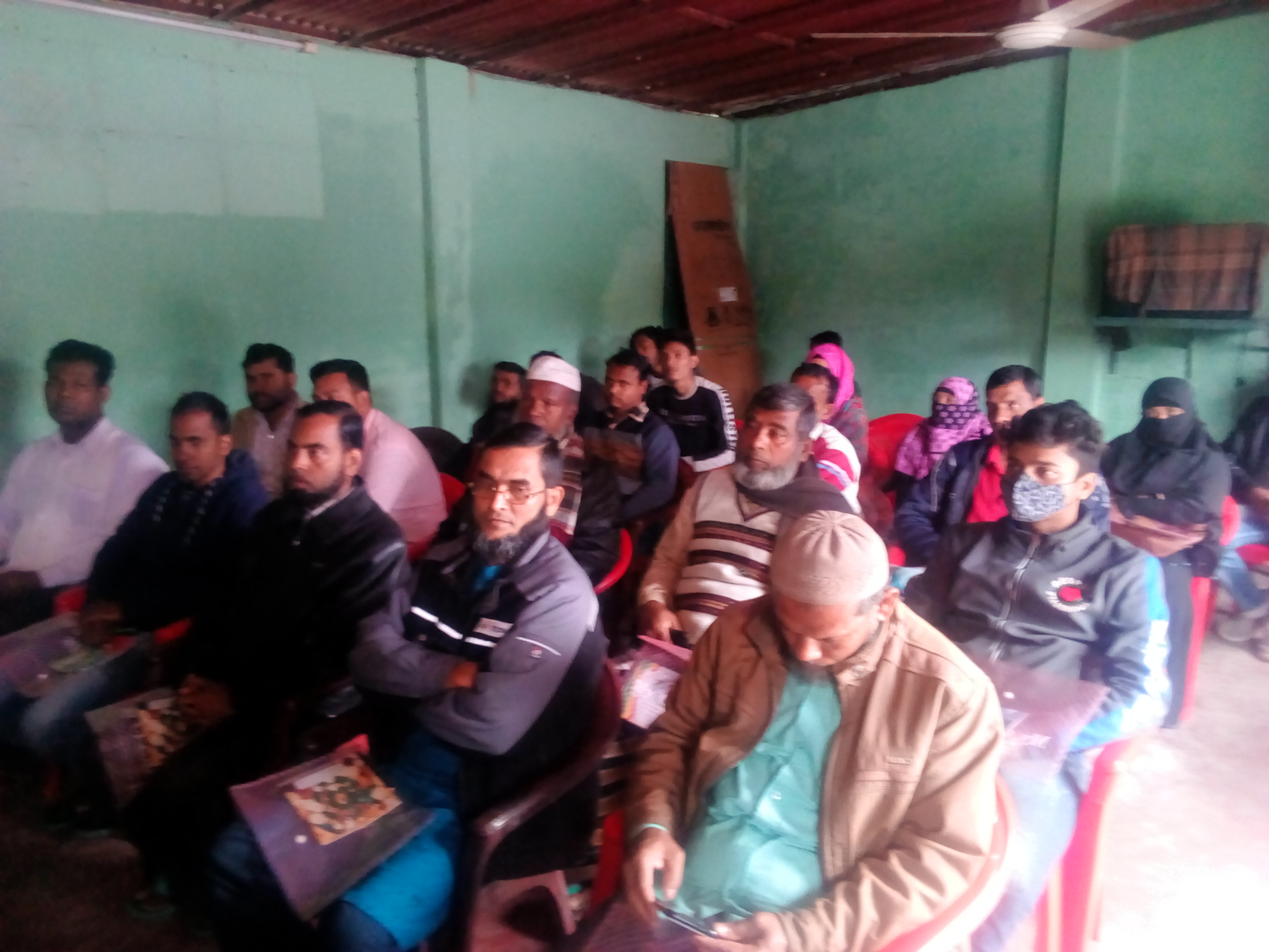 প্রশিক্ষণে অংশগ্রহণকারী সমবায়ী