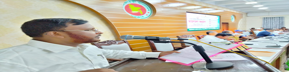 ৫৪ তম জাতীয় সমবায় দিবসে উপজেলা সমবায় অফিসারের স্বাগত বক্তব্য