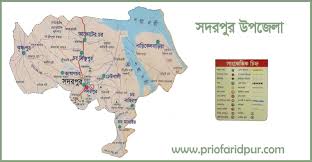 সদরপুর উপজেলার মানচিত্র