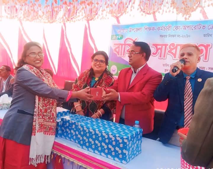 বার্ষিক সাধারন সভা.ভ্রাম্যমান প্রশিক্ষনও চাল বিতরণ,ডোমার ,নীলফামারী