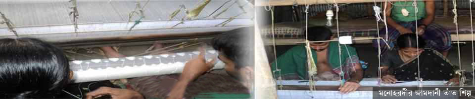 মনোহরদী জামদানী শাড়ী