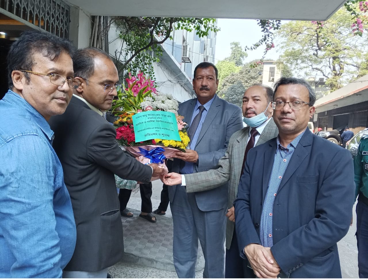 Honorable Secretary of Primary & Mass Education Ministry visiting our CPEIMU Office with our honorable Director General on 17th February 2025