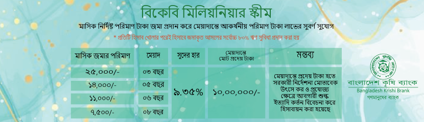 বিকেবি মিলিয়নিয়ার স্কীম