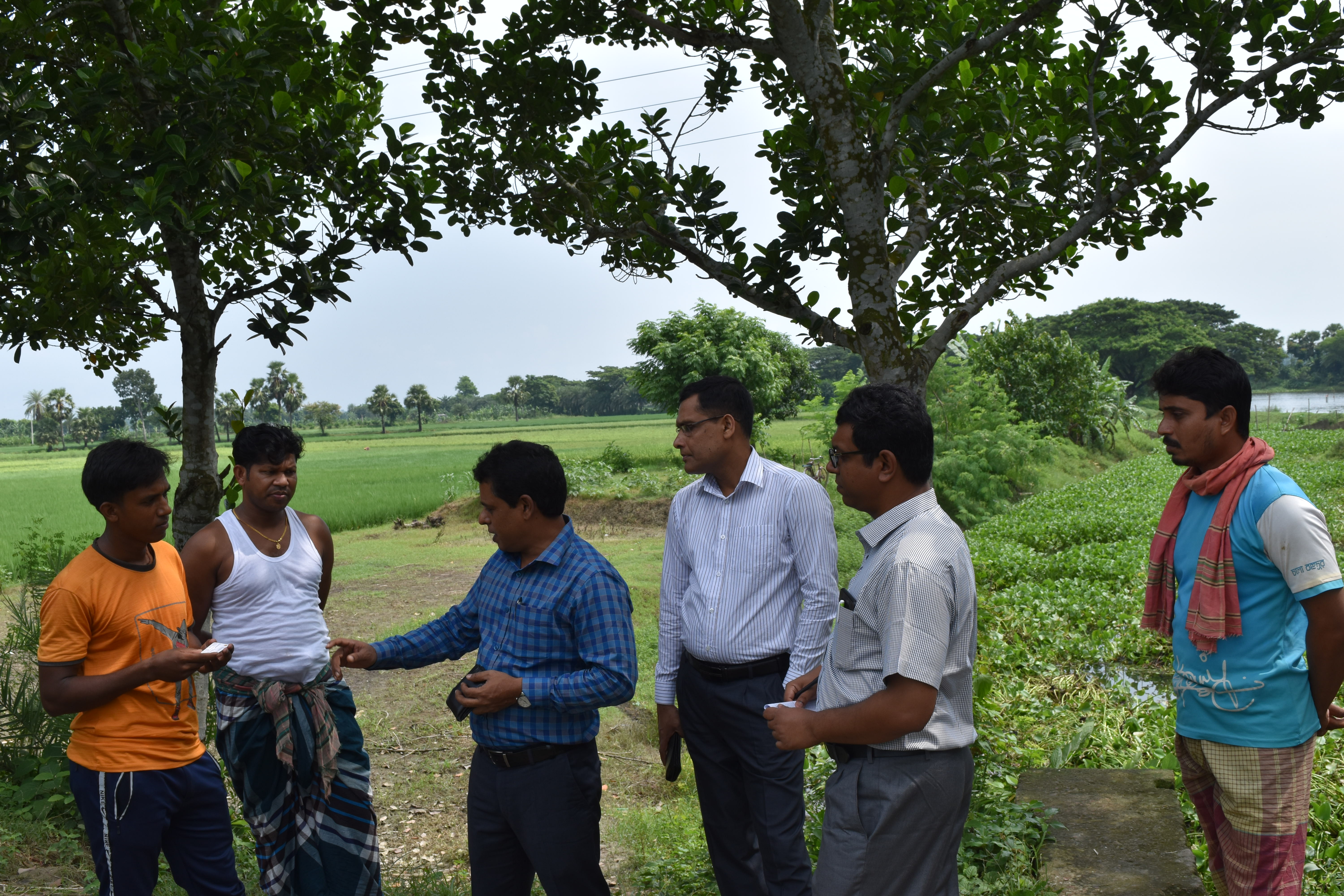 প্রকল্প এলাকা পরিদর্শন