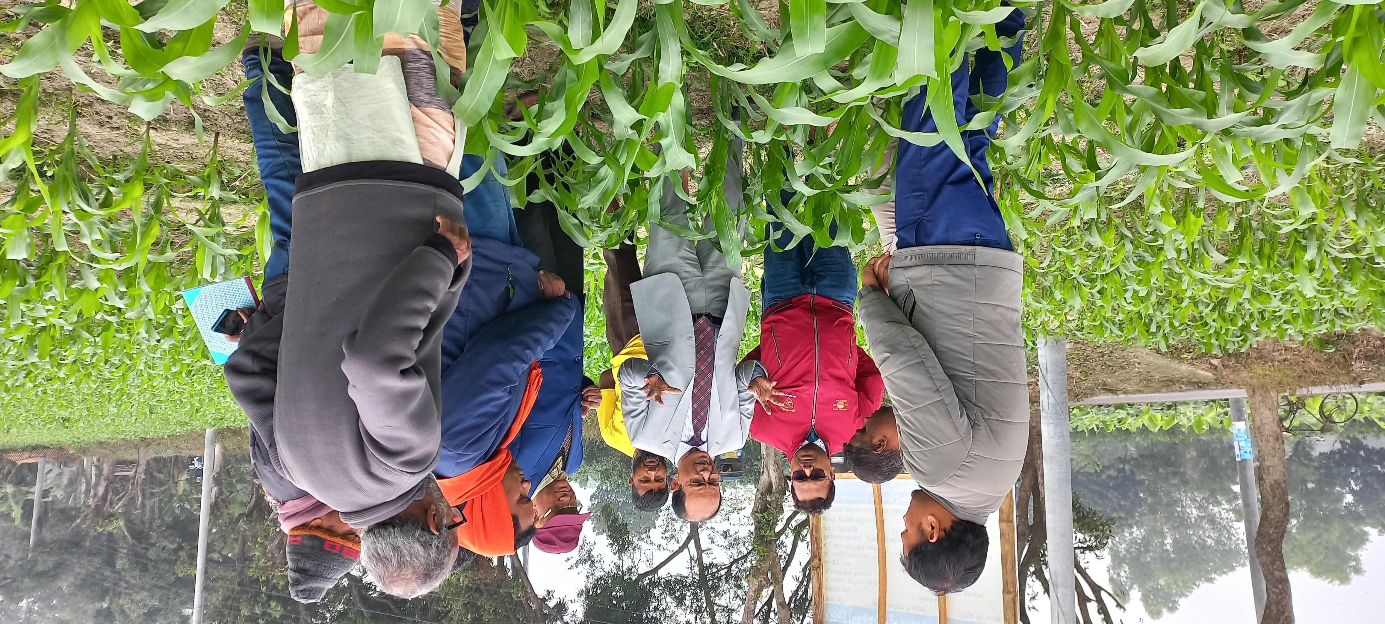 উর্ধতন কর্মকর্তার মাঠ কার্যক্রম পরিদর্শন