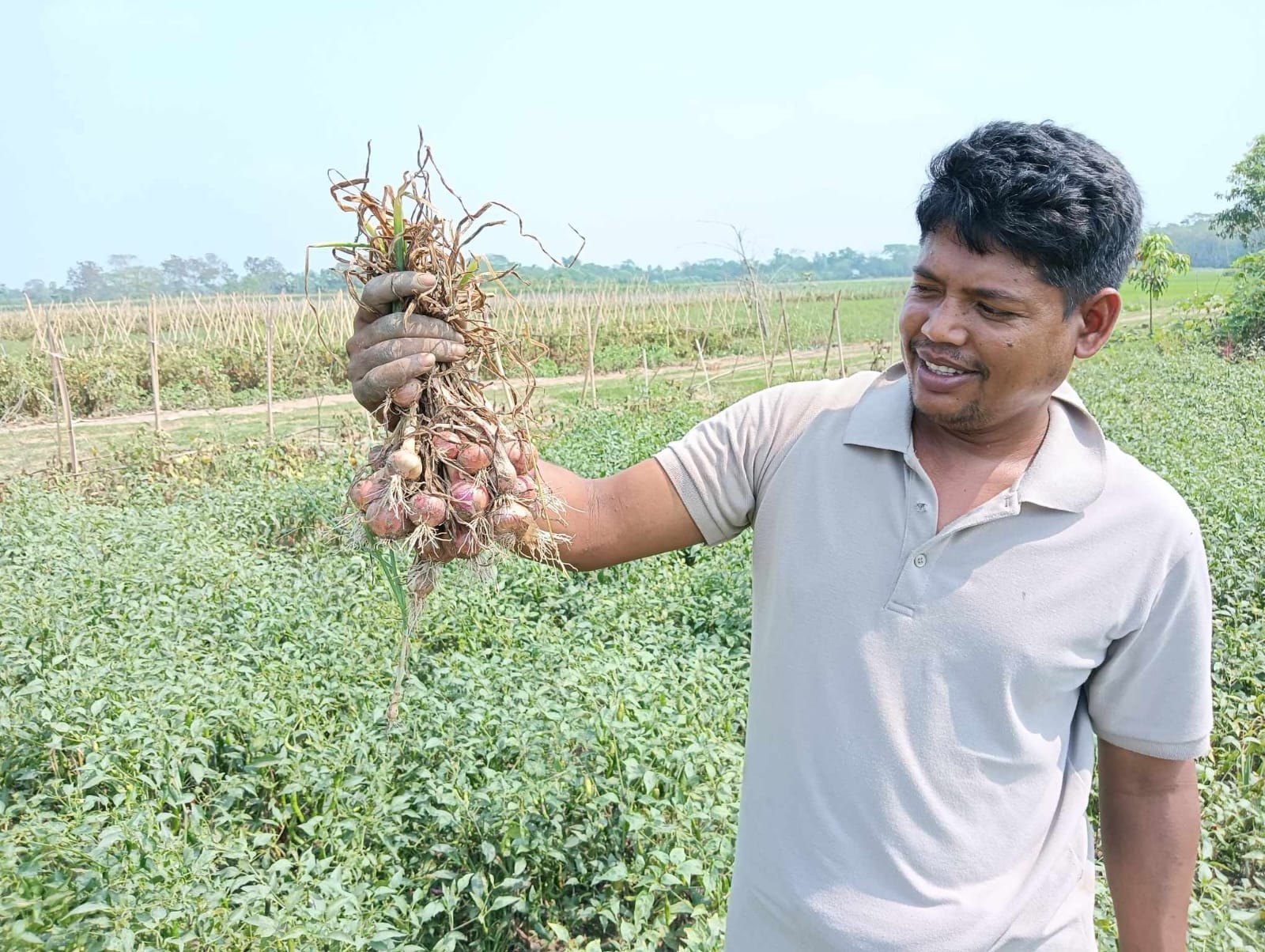 কৃষকের হাসি