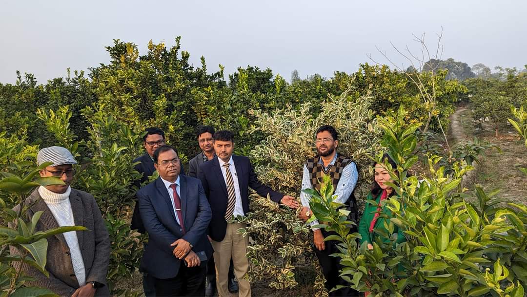 উপপরিচালক স্যারের মাঠ পরিদর্শন